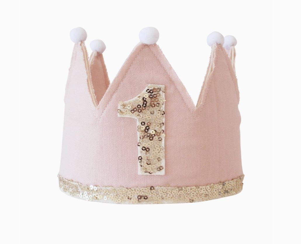 1st Birthday Crown - Pink