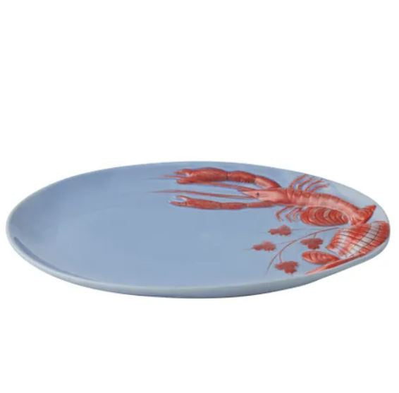 Agosta Ceramic Platter - Sky/Orange