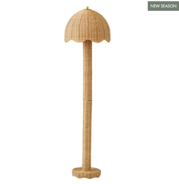 Bali Rattan Floor Lamp