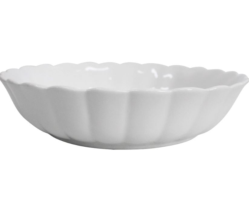 Belle Serving Bowl 21.5x5.5 - White