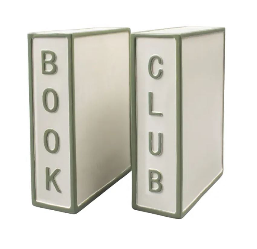 Book Club Resin Book Ends S/2