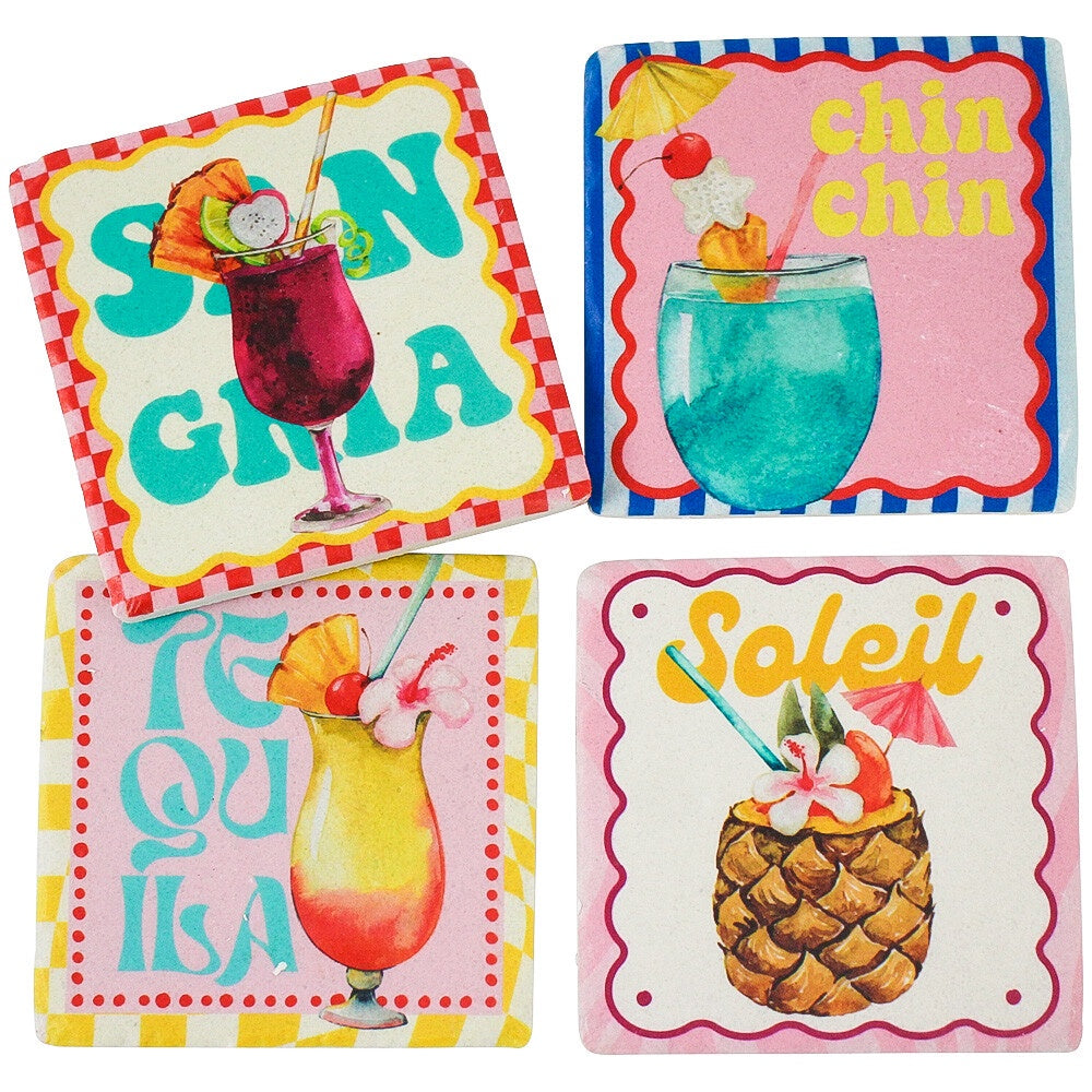 Coasters - Cocktail S/4