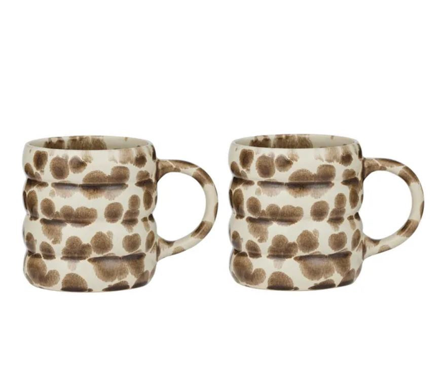 Dylan S/2 Ceramic Mug - Cocoa