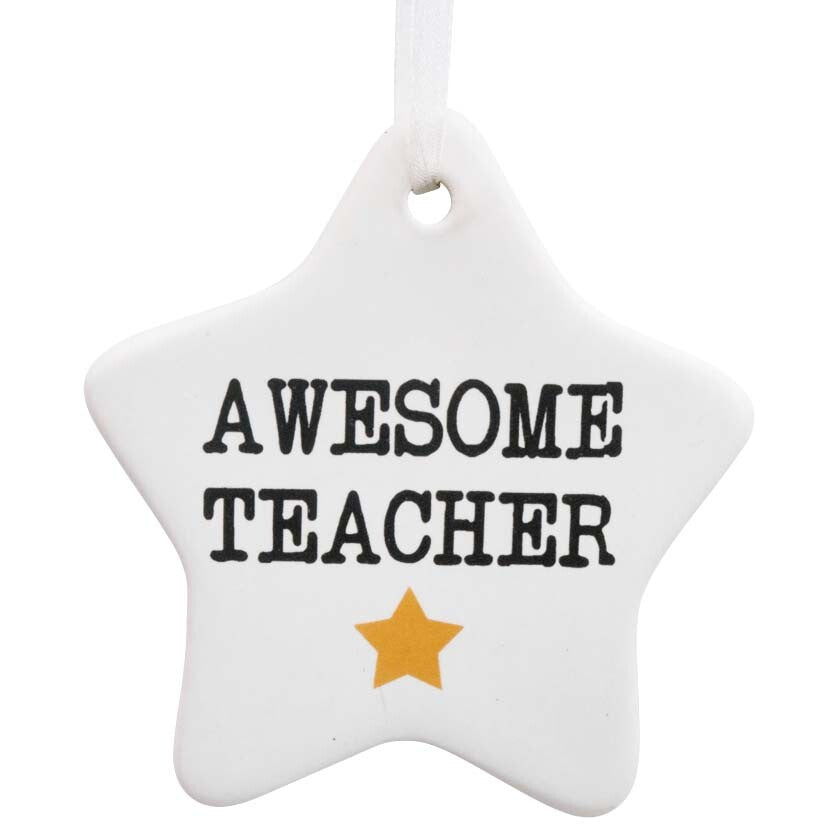 Hanging Heart - Awesome Teacher
