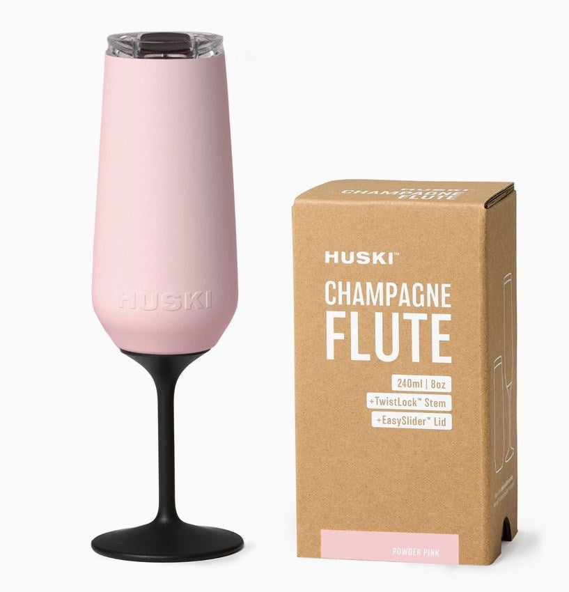 Huski Champagne Flute - Powder Pink