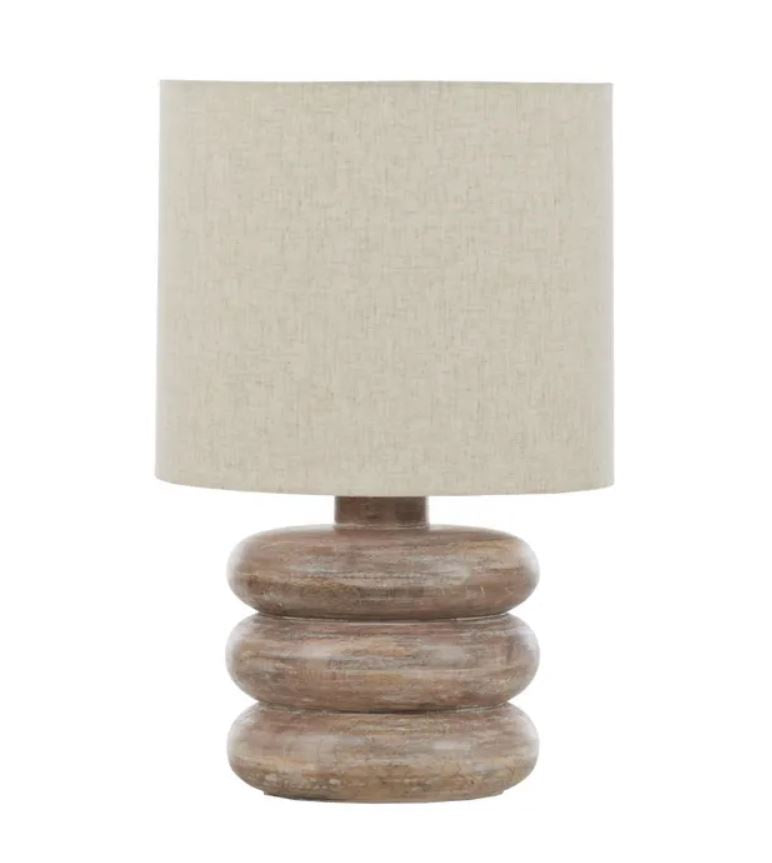 Table Lamp - Imani White Wash Wood