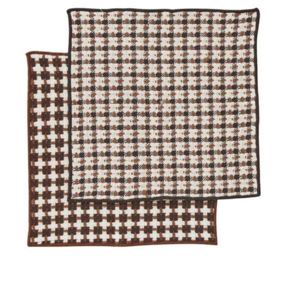 Kit Recycled Cotton Dish Cloth - Set of 2 Cocoa
