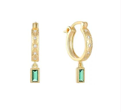 Malio Green Earrings