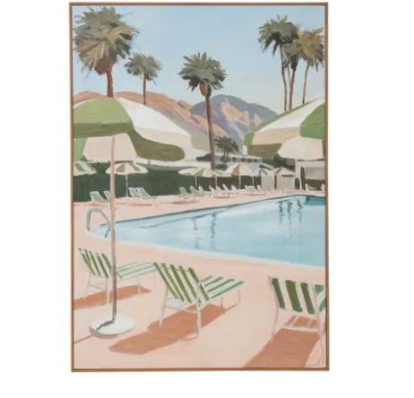 Art - Malibu Teak Frame 70 x 100cm