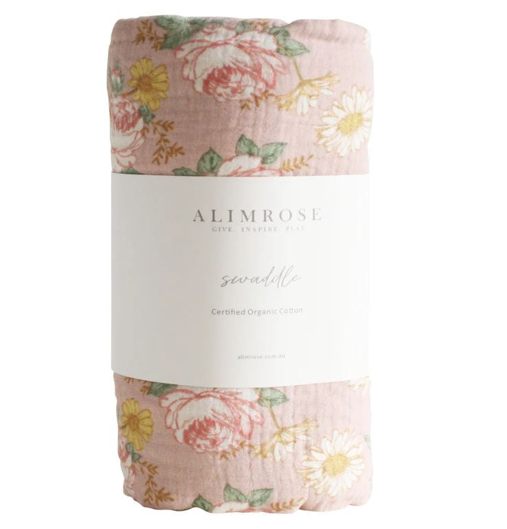 Muslin Swaddle - English Garden