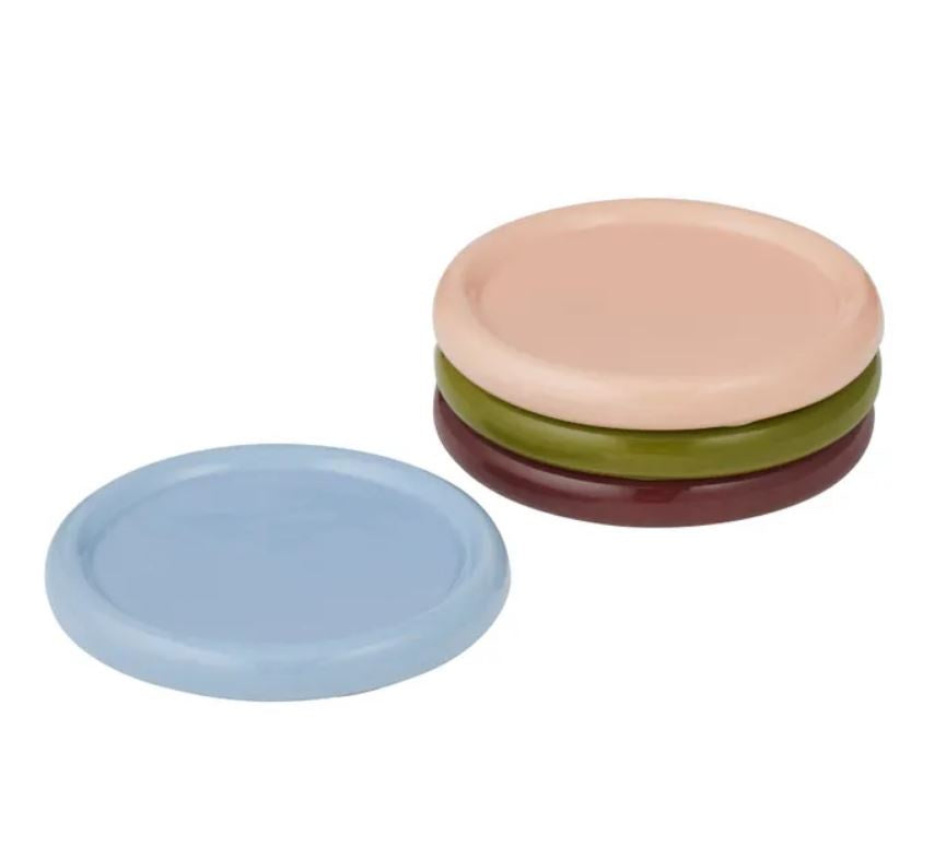 Orb Ceramic Coasters S/4 - Multi