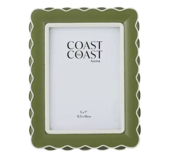 Photo Frame - Payton Resin 5x7" Olive