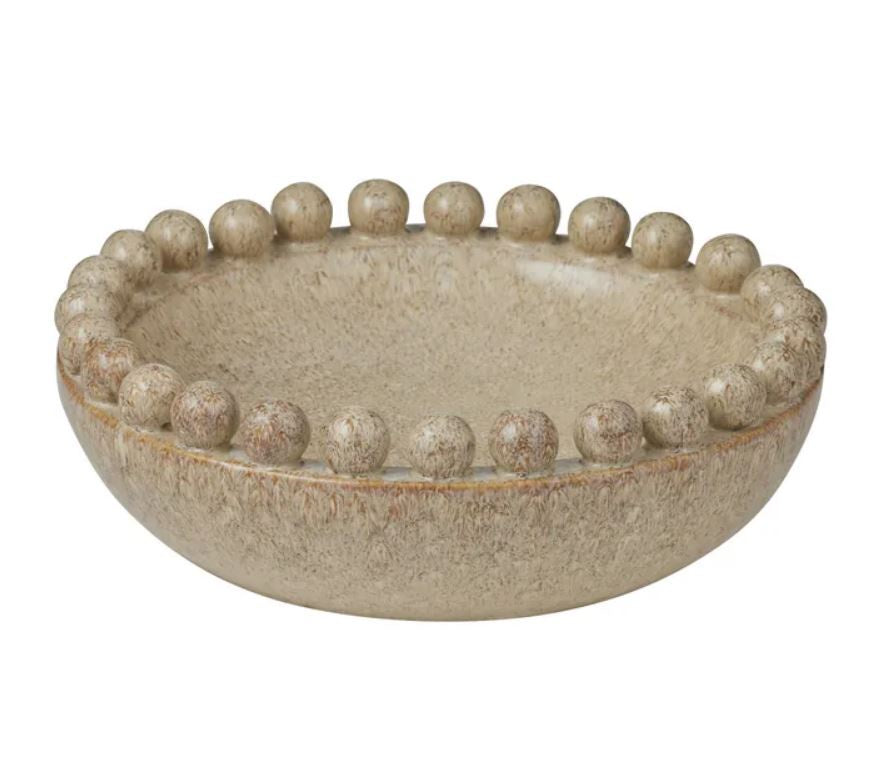 Pip Ceramic Bowl - Ivory 31 x 10cm