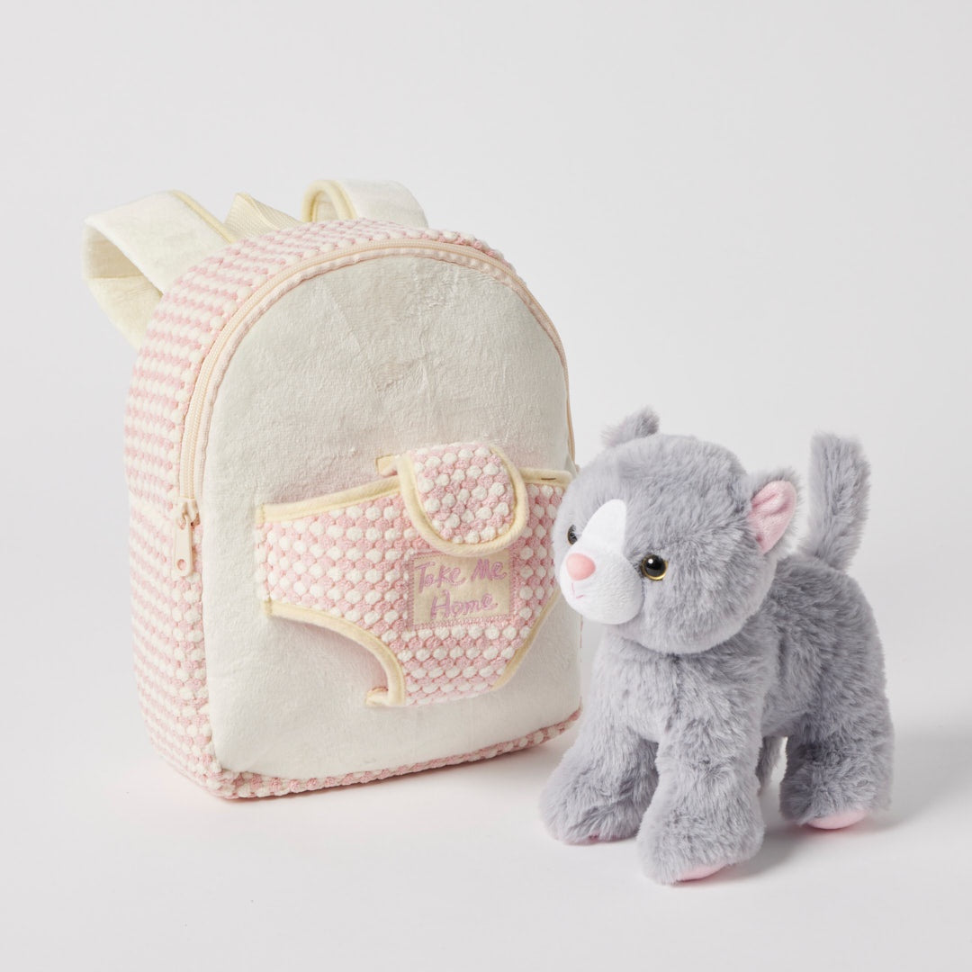 Plush Kitten Take-Me-Home Backpack