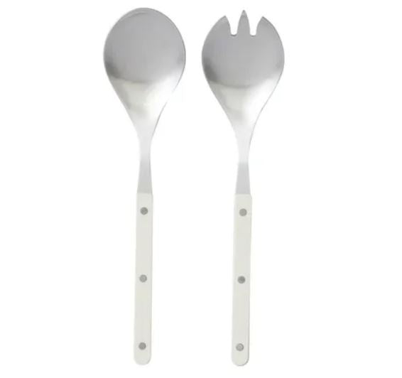 Remy Salad Servers - Ivory