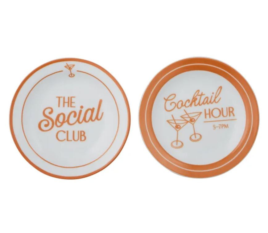 Social Club Ceramic Plate