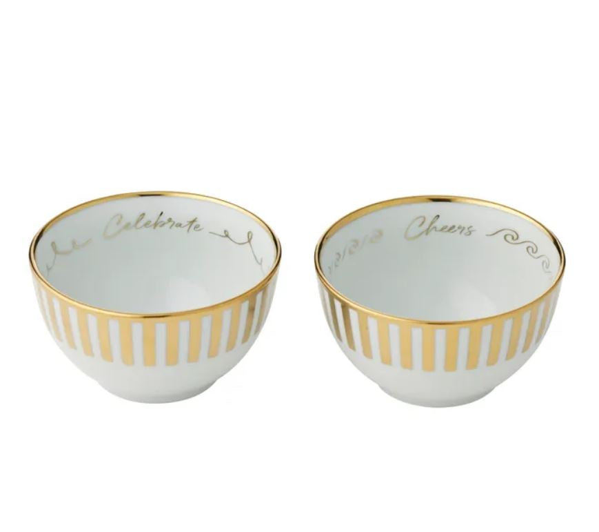 Ceramic Soire Bowl - Gold