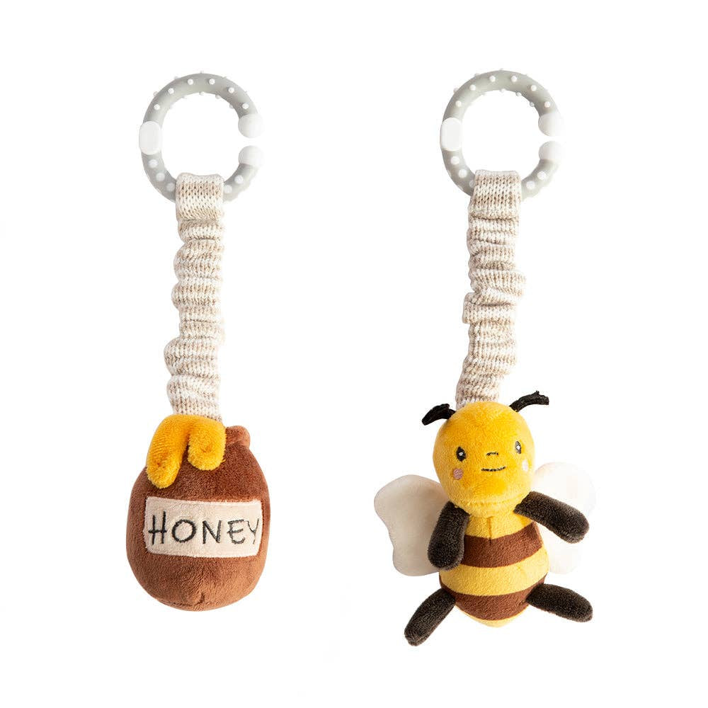 Stroller Toys 2pk - Bee & Honey Pot