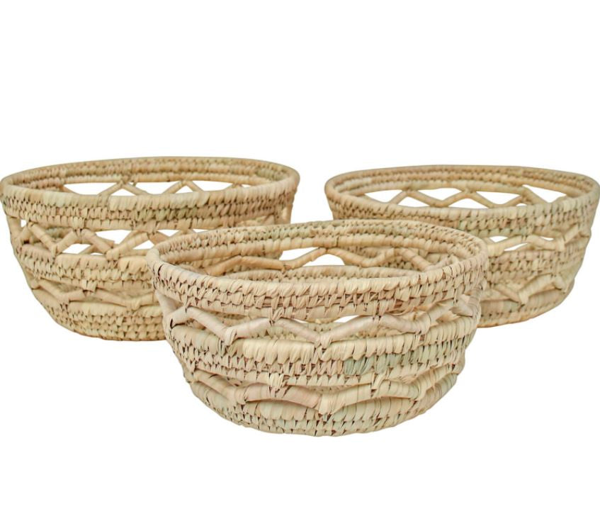 Woven fruit basket