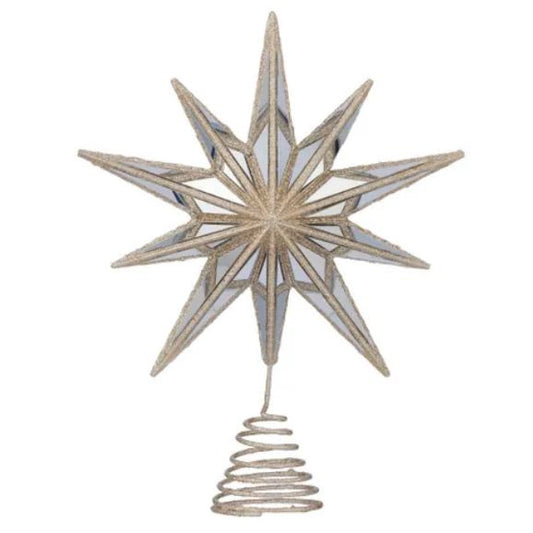 10 Point Star Tree Topper - Gold