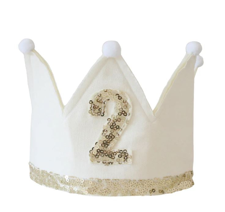 2nd Birthday Crown - Ivory