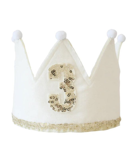 3rd Birthday Crown - Ivory