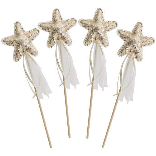 Sequin Star Wand - Gold