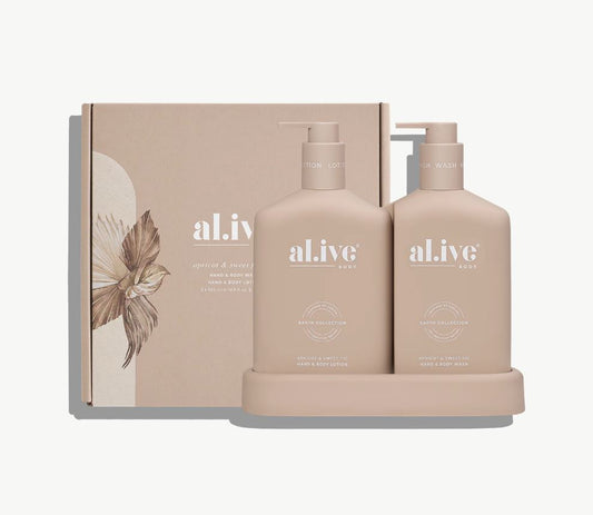 al.ive Hand & Body Duo - Apricot & Sweet Fig