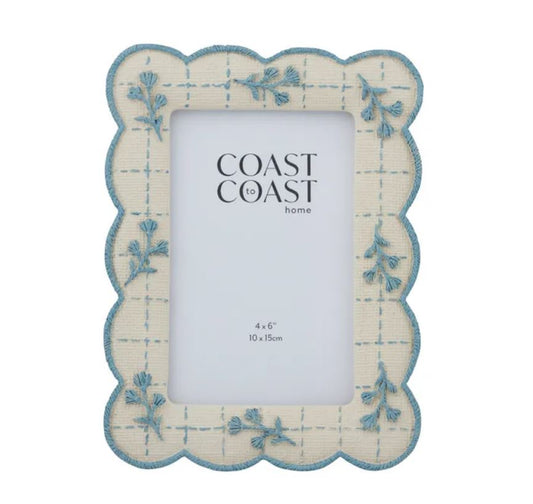 Photo Frame - April Resin 4x6 Iv/Blue