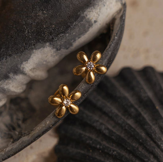 Aurelia Flower Stud Earrings