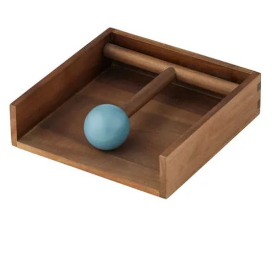 Axis Wood Napkin Holder - Blue