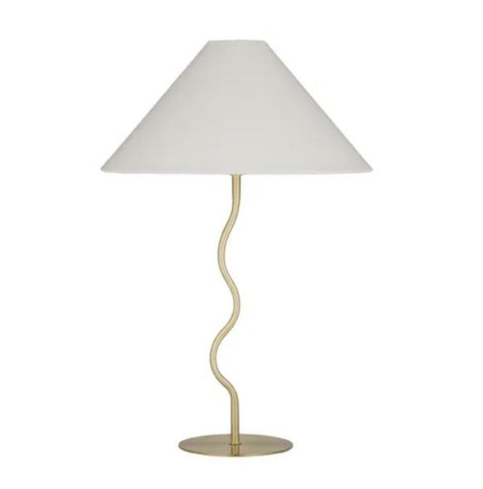 Becker Table Lamp - Gld/Nat