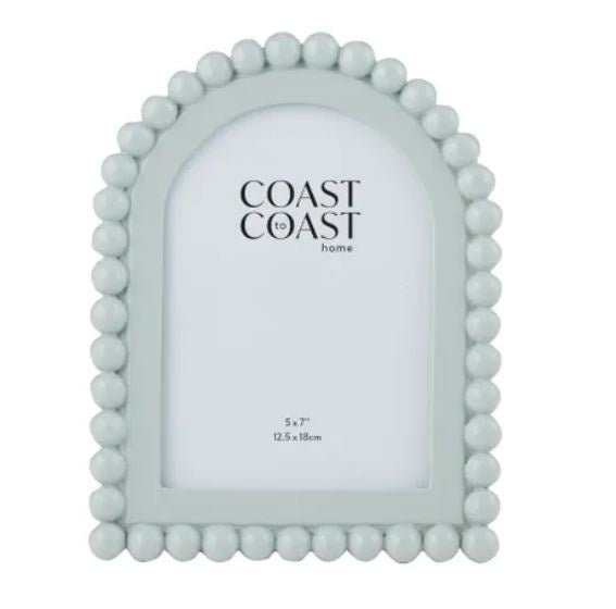 Photo Frame - Blanco Resin 5x7" Mint