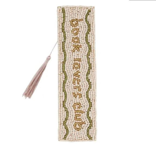 Book Lover Beaded Bookmark
