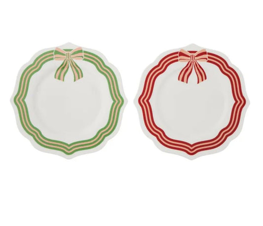 Ceramic Bow Plate - 20cm