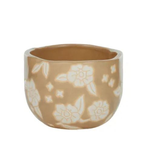 Calytrix Ceramic Pot - Moss/White