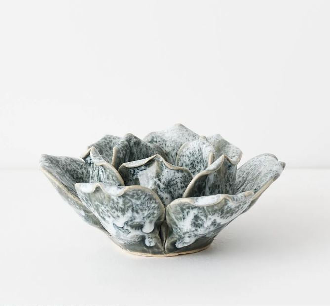 Candle Holder Claudia - Seafoam