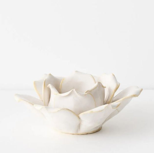 Candle Holder Claudia - White