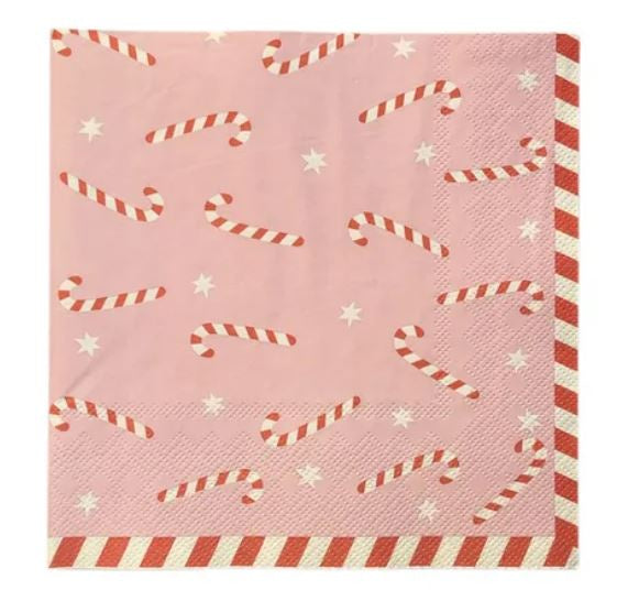 Napkin - Candy Cane