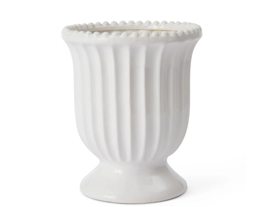 Vase - Cassie Pedestal - White