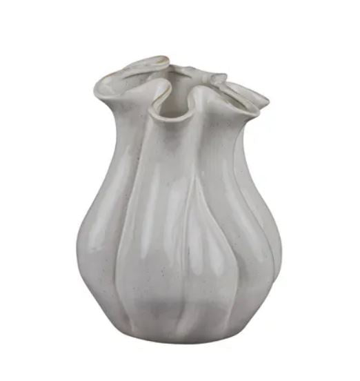 Vase  - Cleo Ceramic  - White
