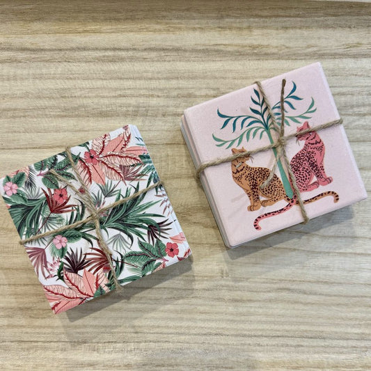 Coasters set 4-  Jungle