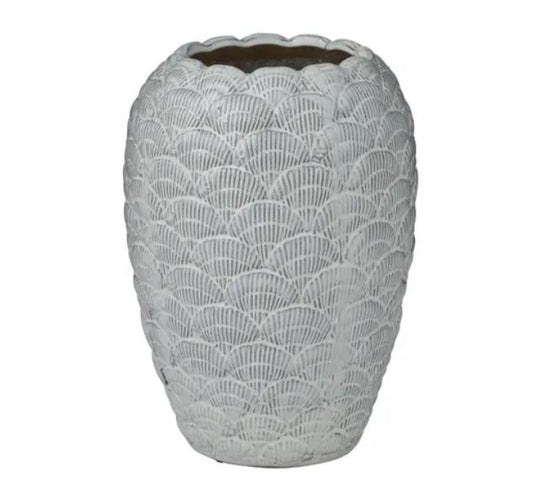 Cockle Vase - White