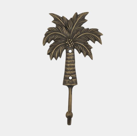 Brass Coconut Palm - Antique Brass Large