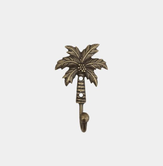 Brass Coconut Palm Hook - Small