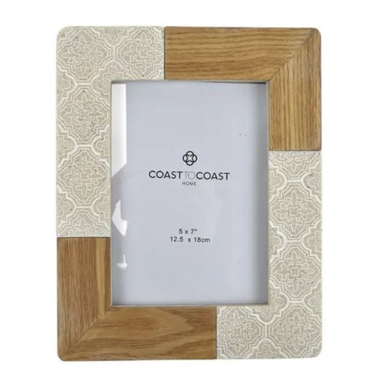 Photo Frame - Coogee Sandstone/Wood -  5x7"