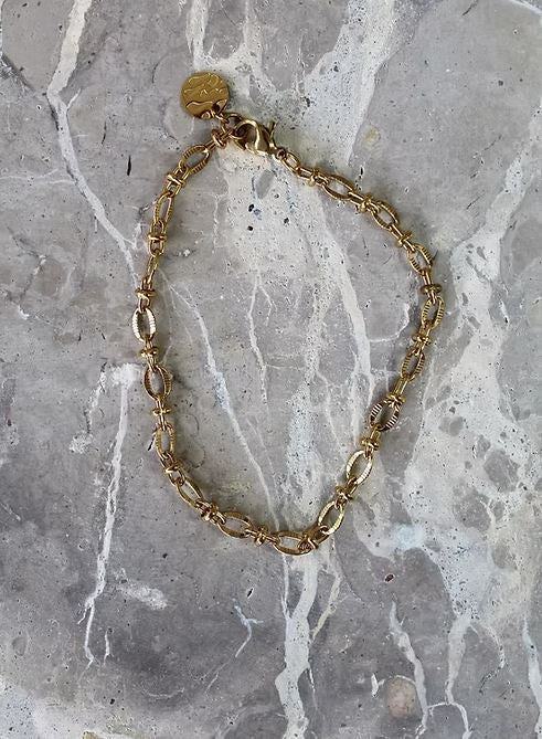 Deco Oval Link Chain Bracelet