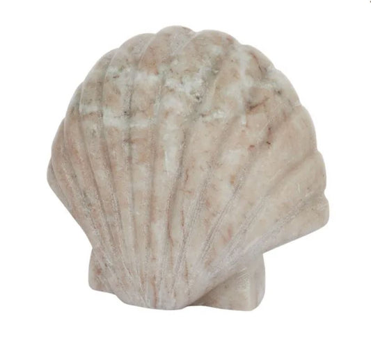 Edie Marble Ornament - Natural