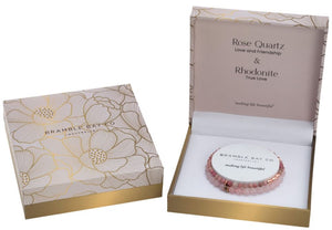 Bracelet - Rose Quartz & Rhodonite