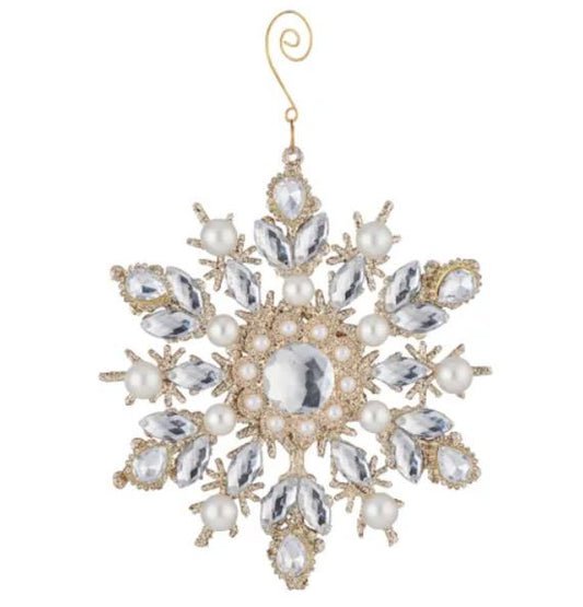 Embellished Snowflake Acrylic 17cm